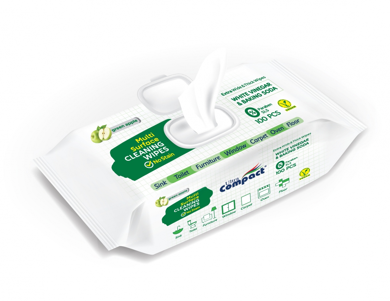 pics/Ultra Compact/Multi surface cleaning wp/ultra-compact-multi-surface-cleaning-wipes-white-green-apple-vinegar-baking-soda-2.jpg